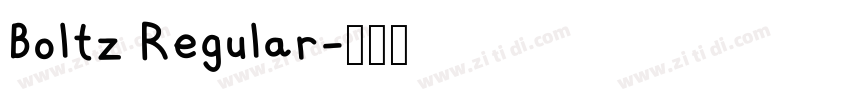 Boltz Regular字体转换